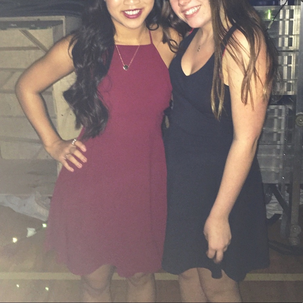 Red dress
